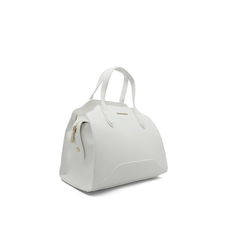 Nena Satchel (L) Women's Bag - White