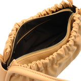 Pleaties Shoulder (L) Women's Bag - Sand