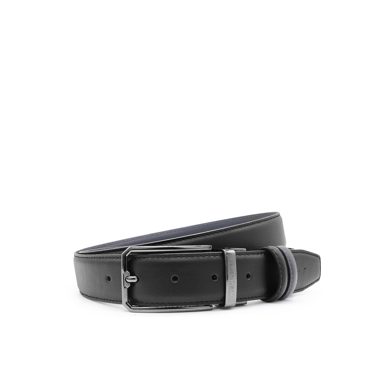 Daniel Pin Clip Reversible Men's Belt - Black & Grey