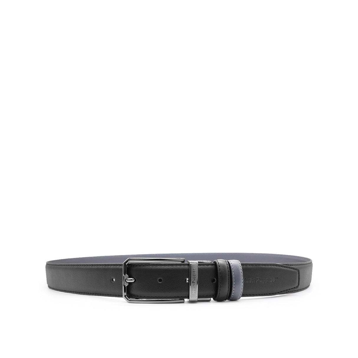Daniel Pin Clip Reversible Men's Belt - Black & Grey