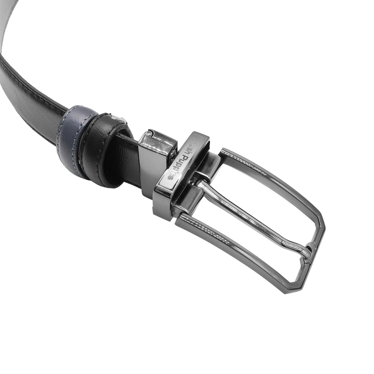 Daniel Pin Clip Reversible Men's Belt - Black & Grey