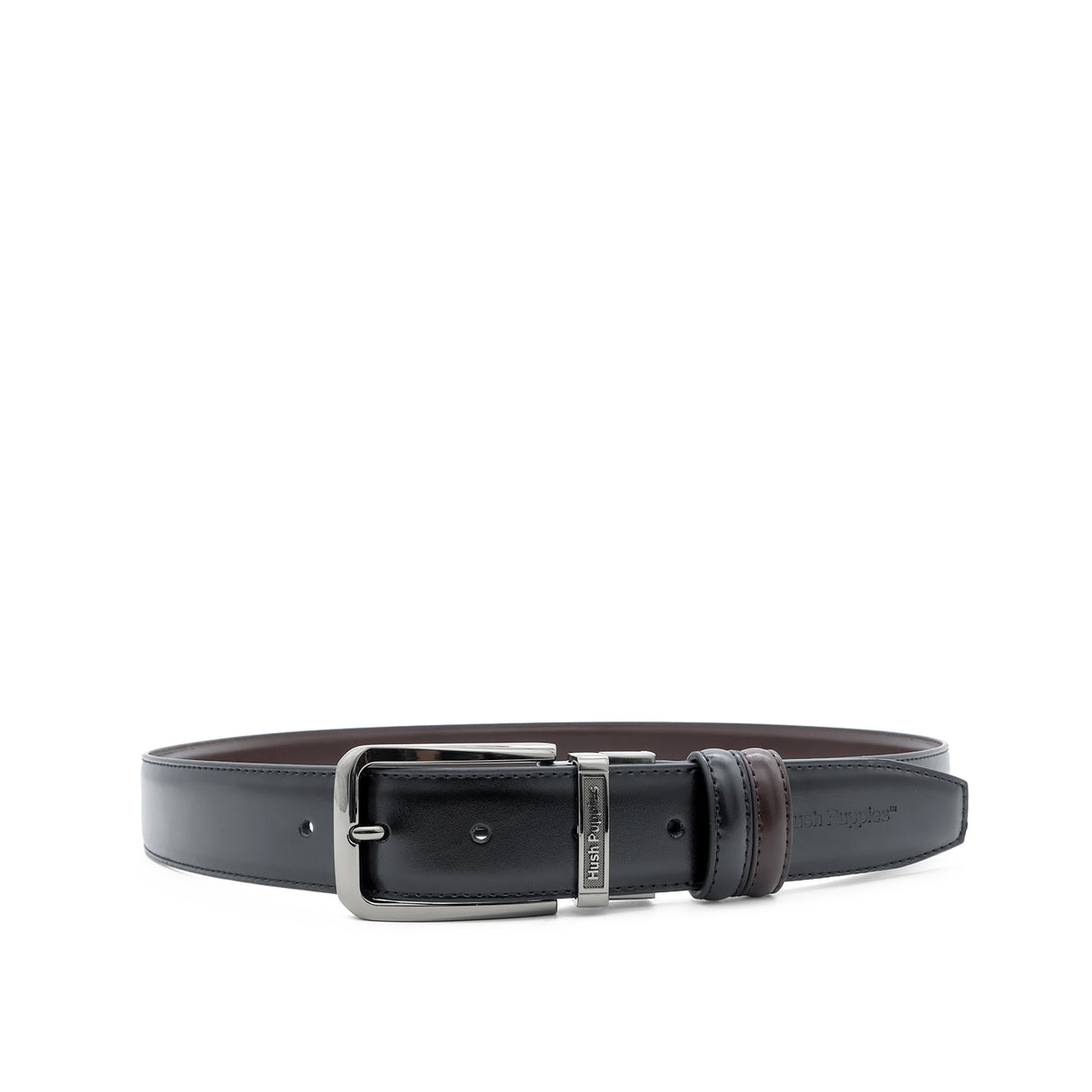 Eliya Pin Clip Men's Belt Reversible - Black