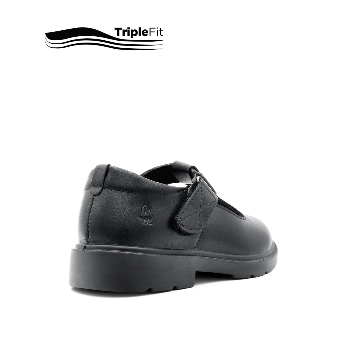 Lily T-Bar Plain Toe Girl's Shoes - Black