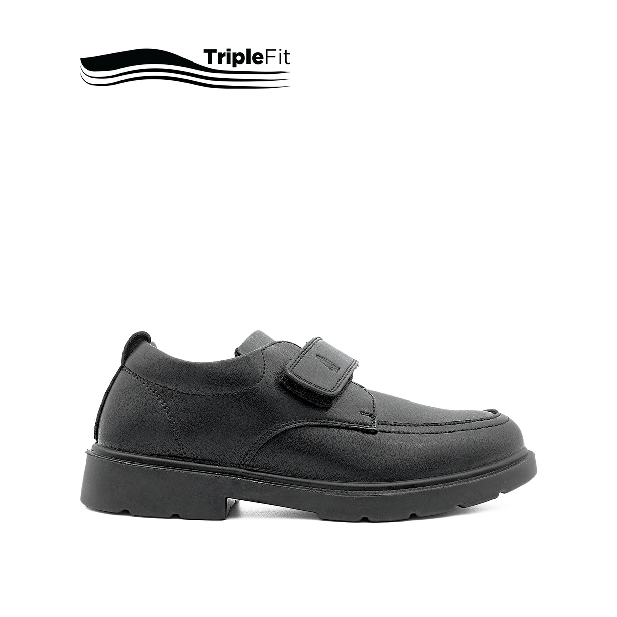 Mylo Slip On Bike Toe Boy's Shoes - Black