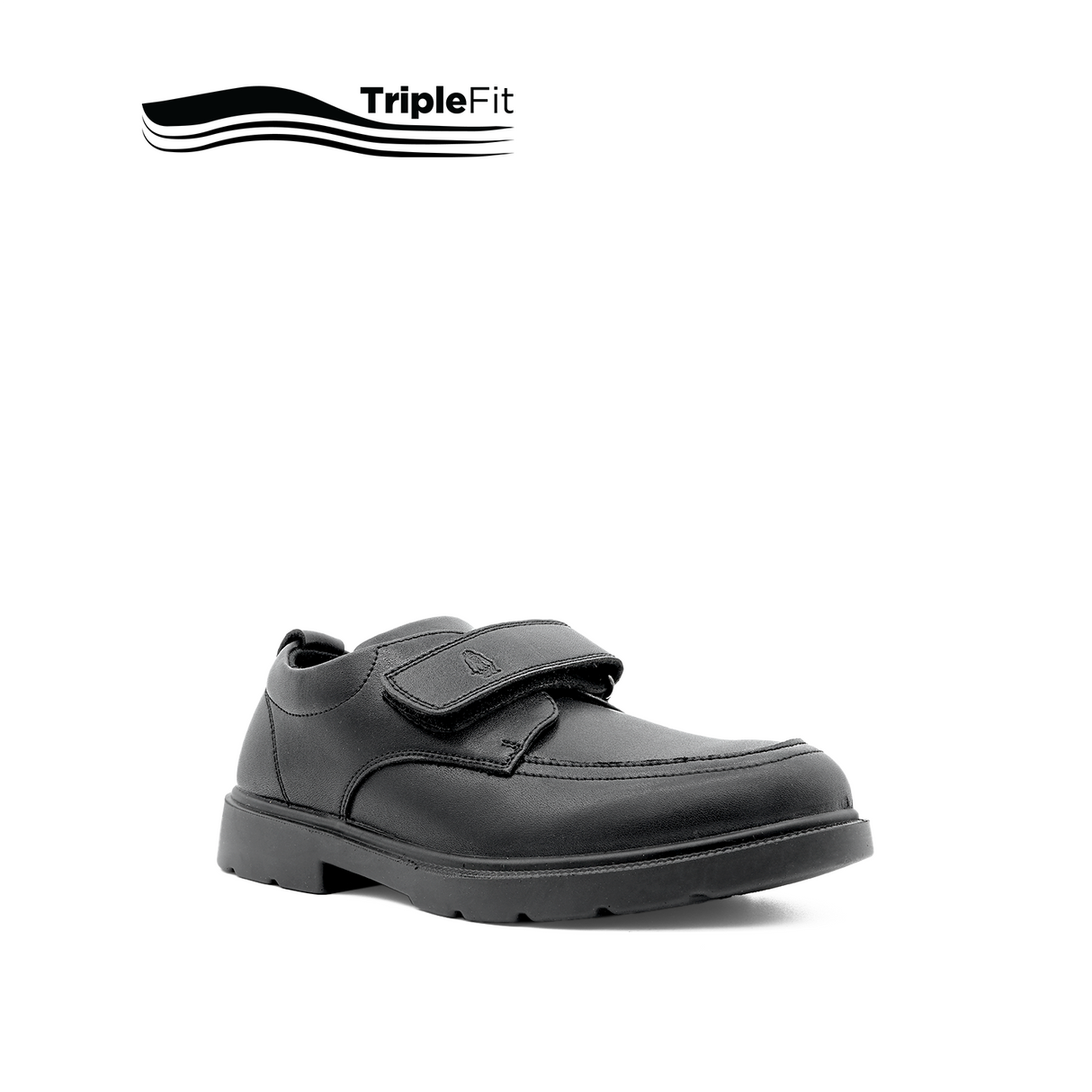 Mylo Slip On Bike Toe Boy's Shoes - Black