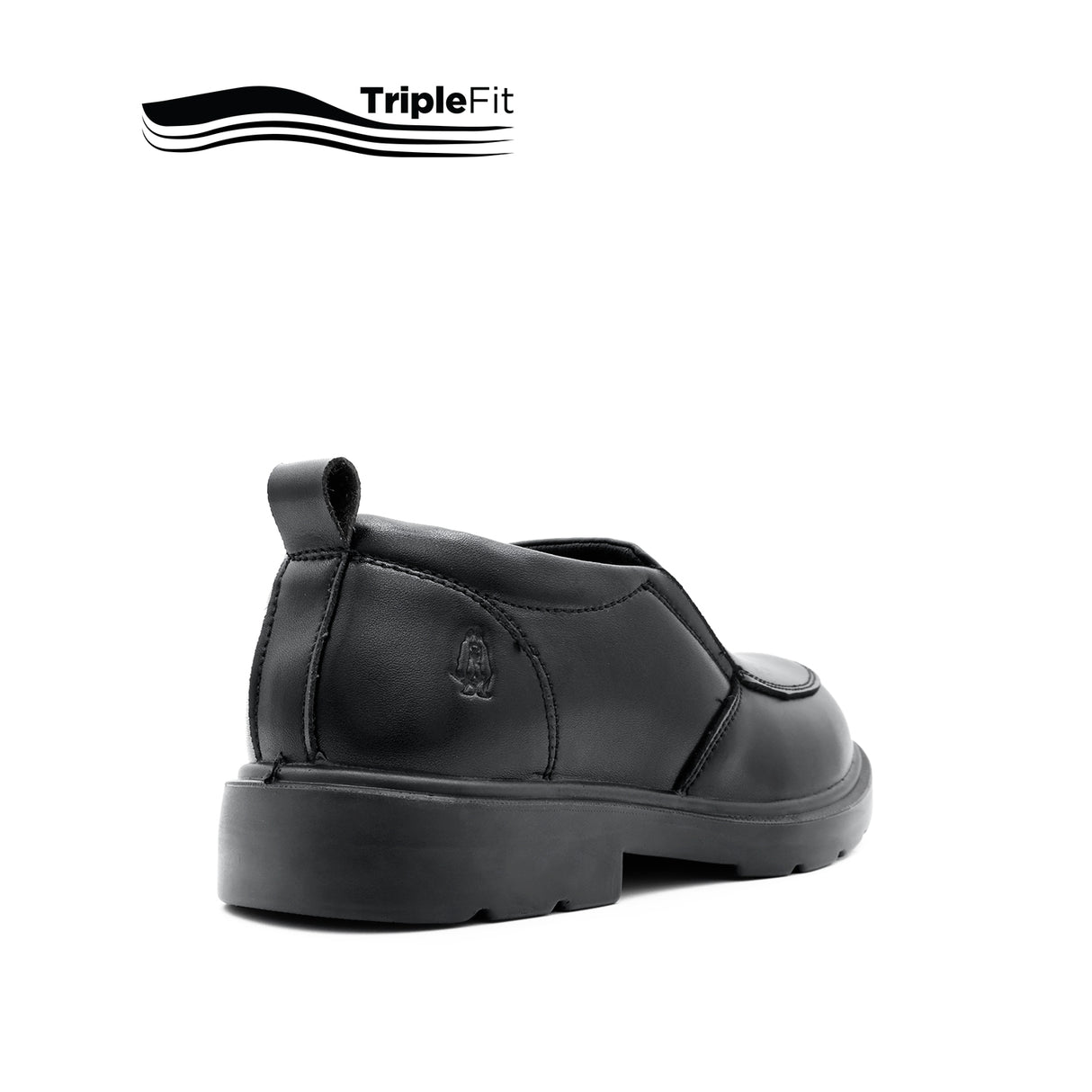 Mylo Penny Boy's Shoes - Black Leather