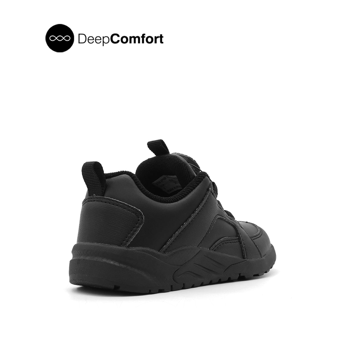 James Boa Boy's Shoes - Black Leather