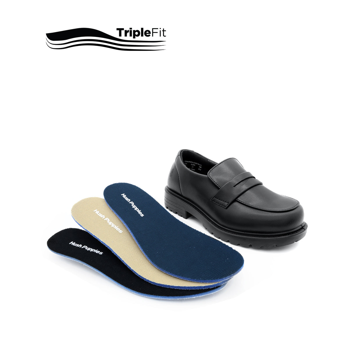 Peter Penny Boy's Shoes - Black Leather