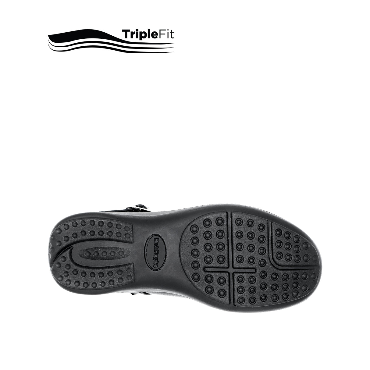 Charlotte T-Bar Girl's Shoes - Black Leather