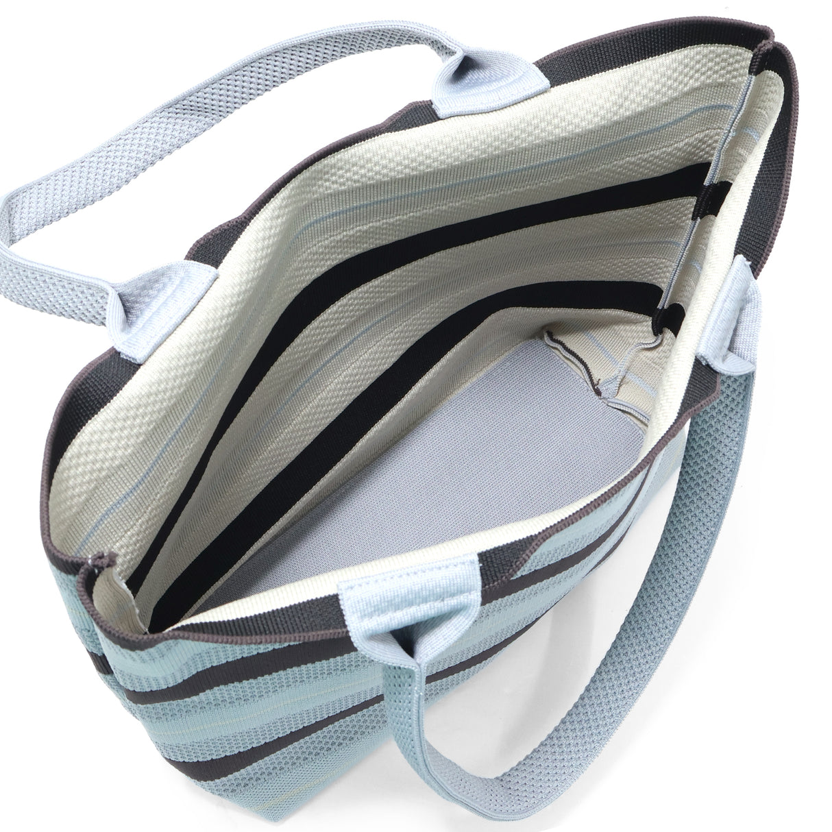 Alys Knit Tote Women's Bag - Baby Blue Multi