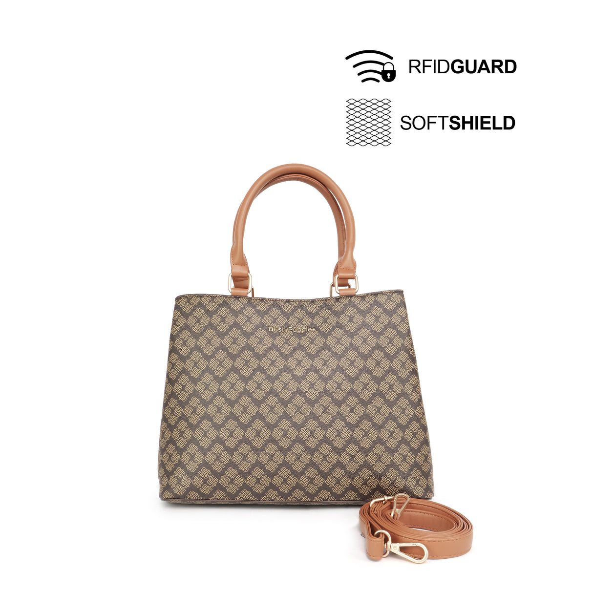 Elara Satchel Women's Bag - Brown Hush Puppies Philippines