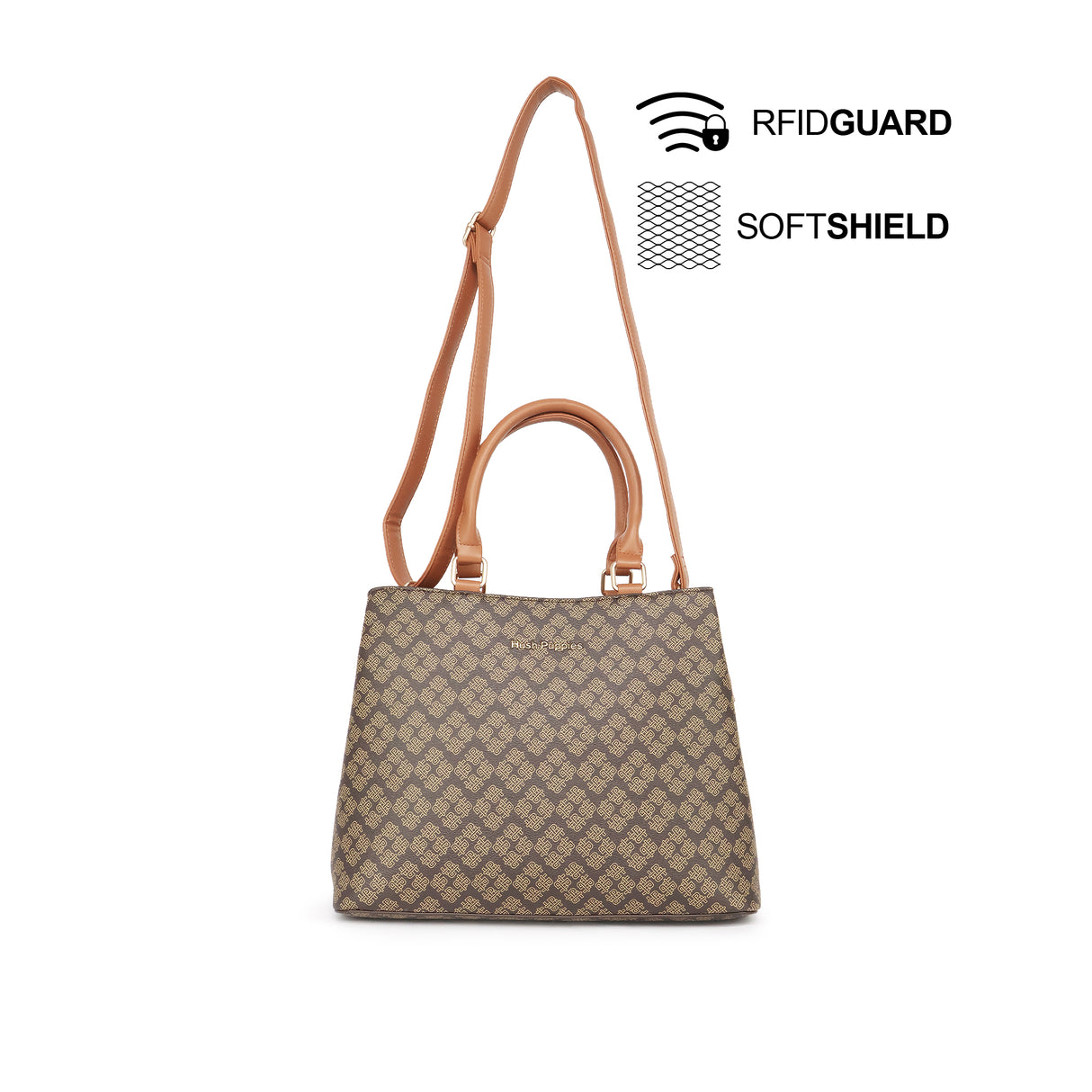 Elara Satchel Women's Bag - Brown Hush Puppies Philippines