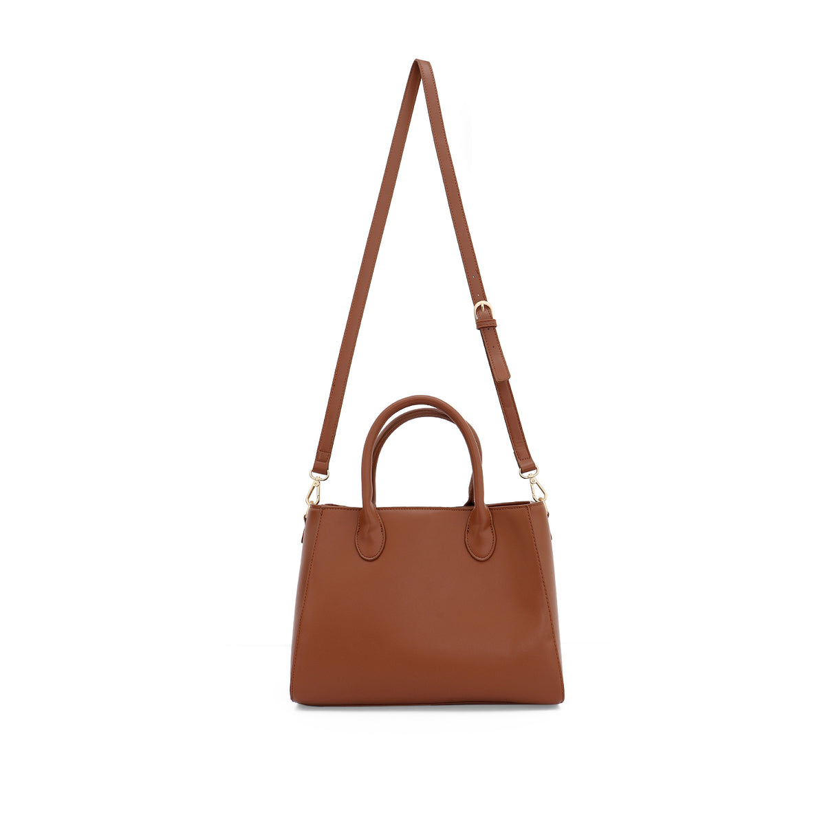 Amila Satchel Women's Bag - Tan/Brown