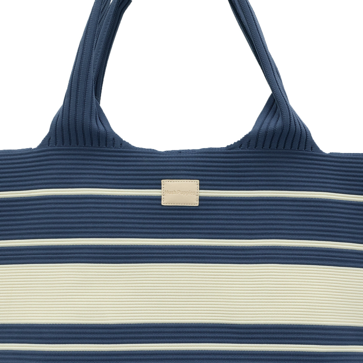 Claudia Knit Tote Women's Bag - Navy/Beige