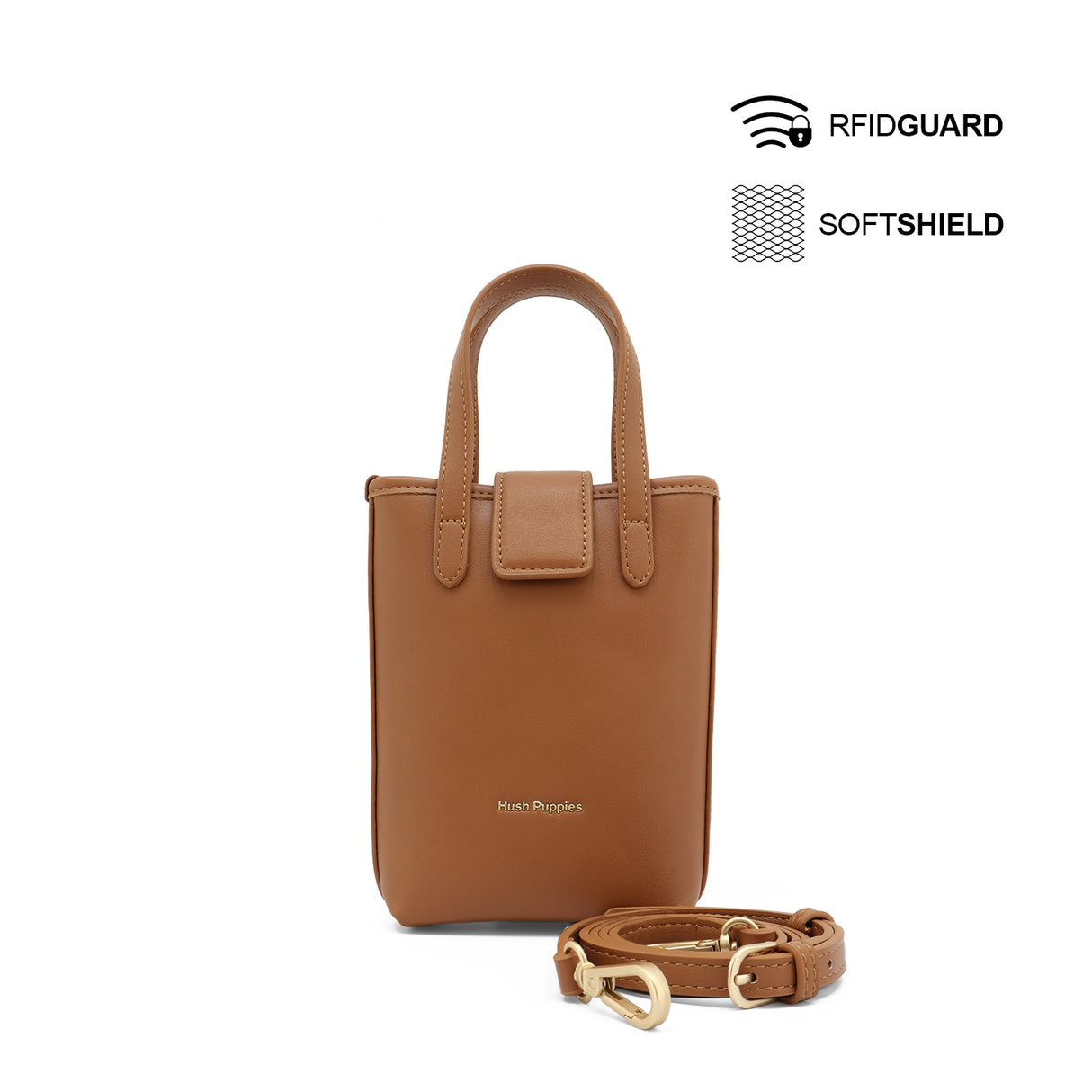 Cadey Women's Phone Bag - Tan