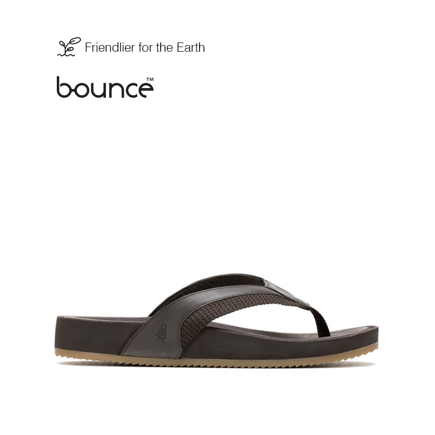 Merritt Toepost Men's Sandals - Fossil Leather