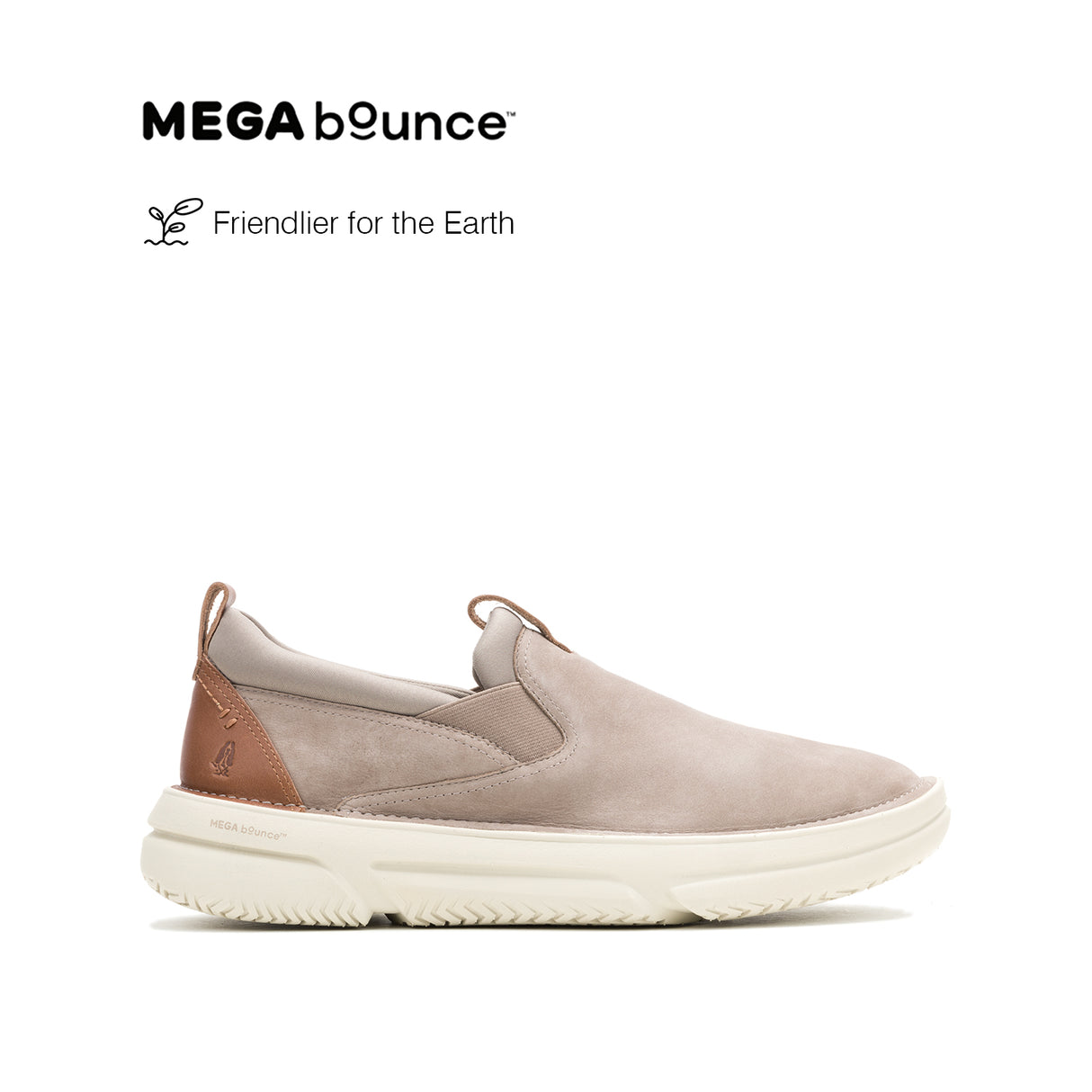 Baylor Slip-On Men's Shoes - Vintage Grey Nubuck