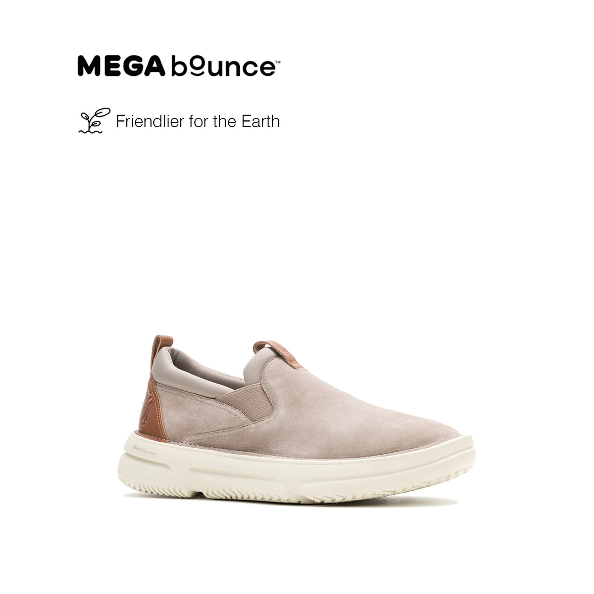 Baylor Slip-On Men's Shoes - Vintage Grey Nubuck