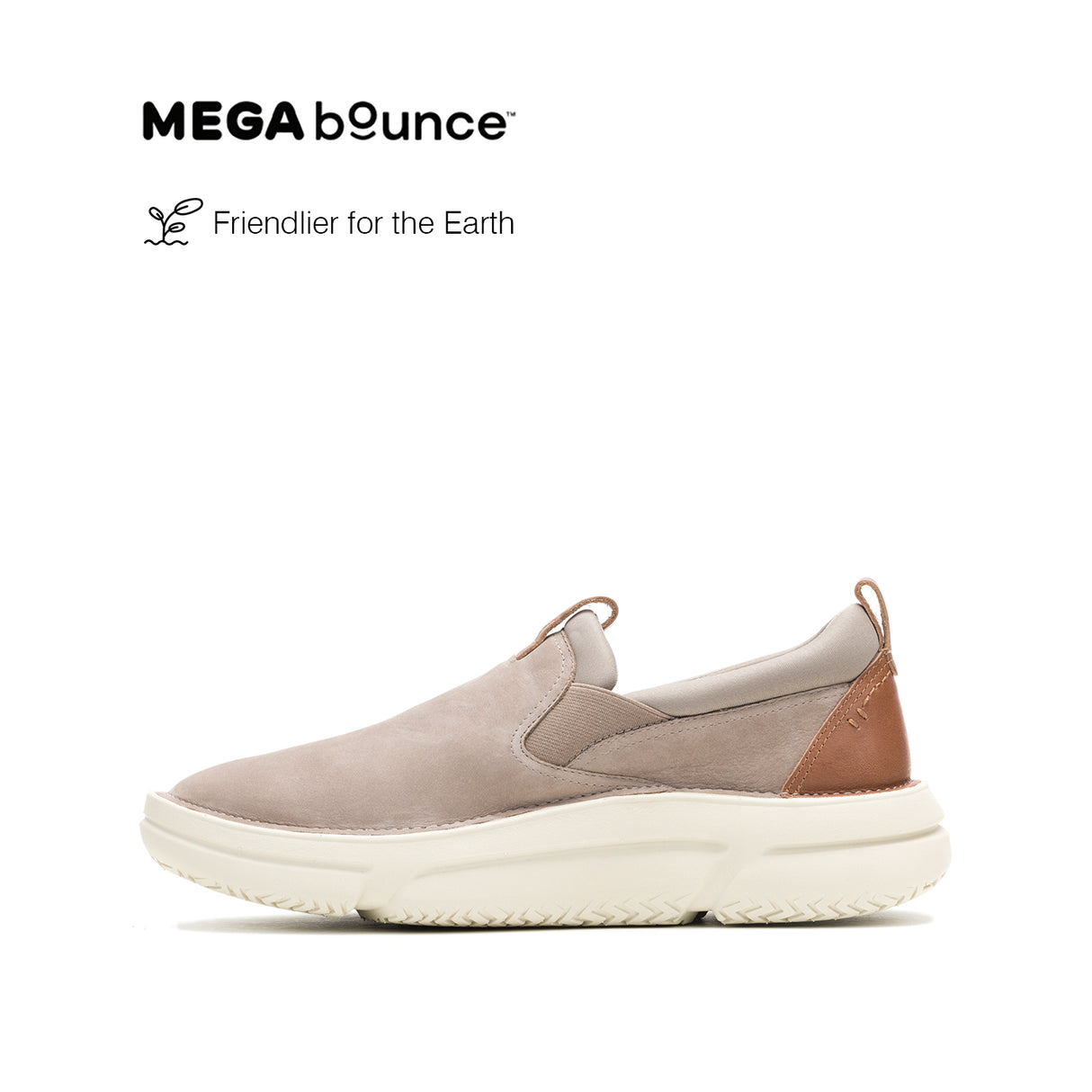 Baylor Slip-On Men's Shoes - Vintage Grey Nubuck