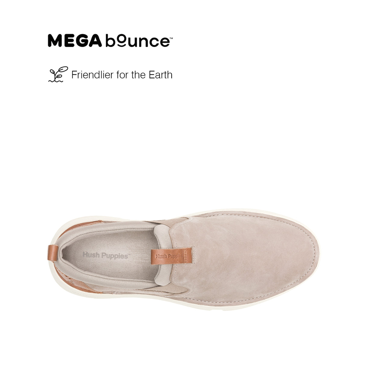 Baylor Slip-On Men's Shoes - Vintage Grey Nubuck