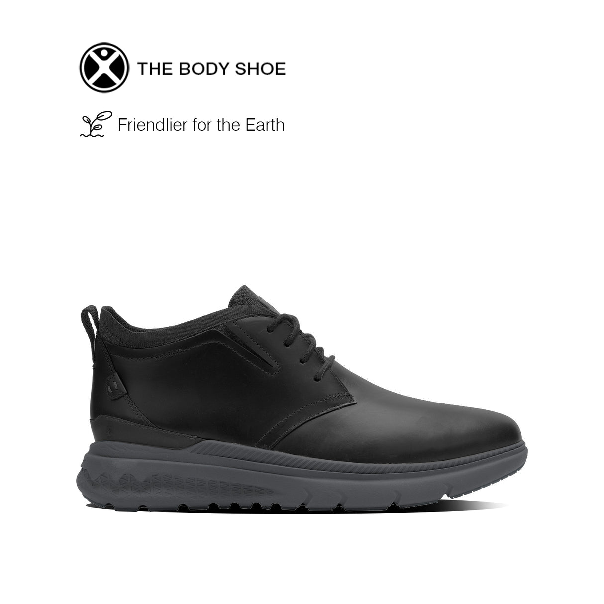 Excel Chukka Men's Boots - Bold Black Leather