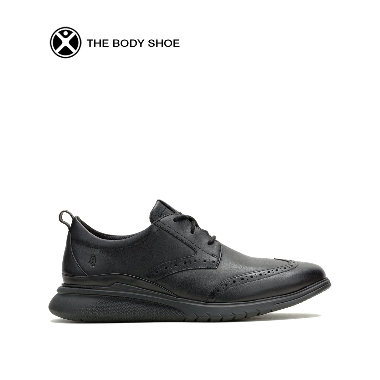 Advance Wingtip Men's Shoes - Bold Black Leather