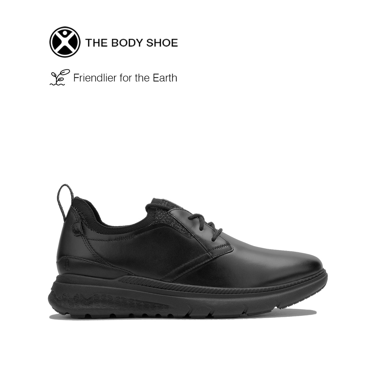 Excel Laceup Men's Shoes - Bold Black Leather