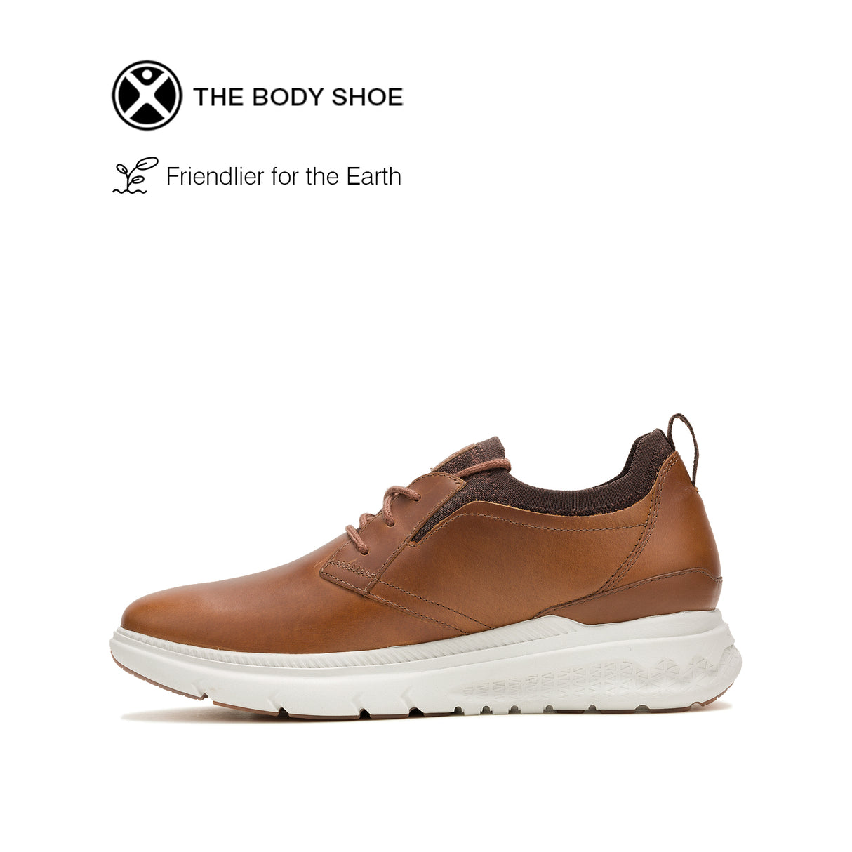 Excel Laceup Men's Shoes - Cognac Leather