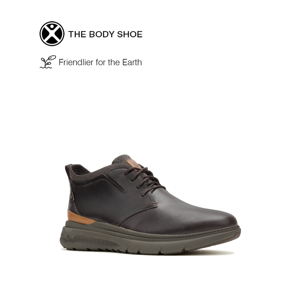 Excel Chukka Men's Boots - Dark Brown Leather