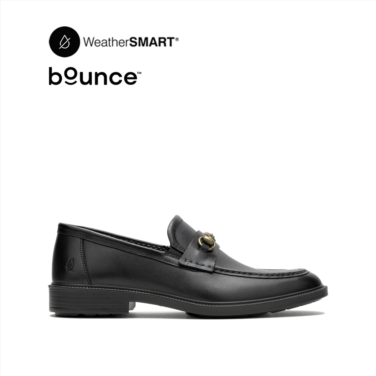 Banker Bit Loafer Men's Shoes - Bold Black Leather