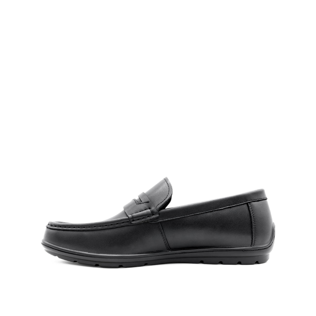 Sigfred Penny Men's Shoes - Black Leather