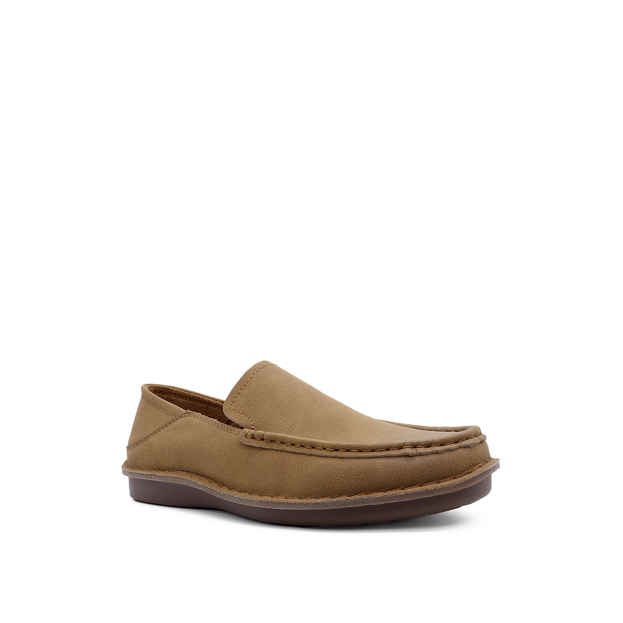 Reeves Venetian Men's Shoes - Tan Tumbled Nubuck