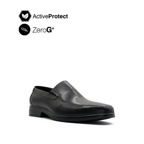 Graham Slip On BT Men's Shoes - Black Leather