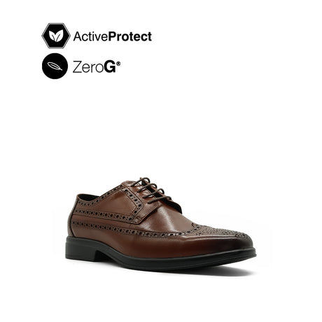 Graham Lace Up WT Men's Shoes - Deep Tan Leather