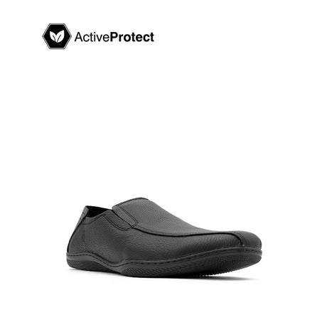 Jalen Slip On BT Men's Shoes - Black Tumbled Leather