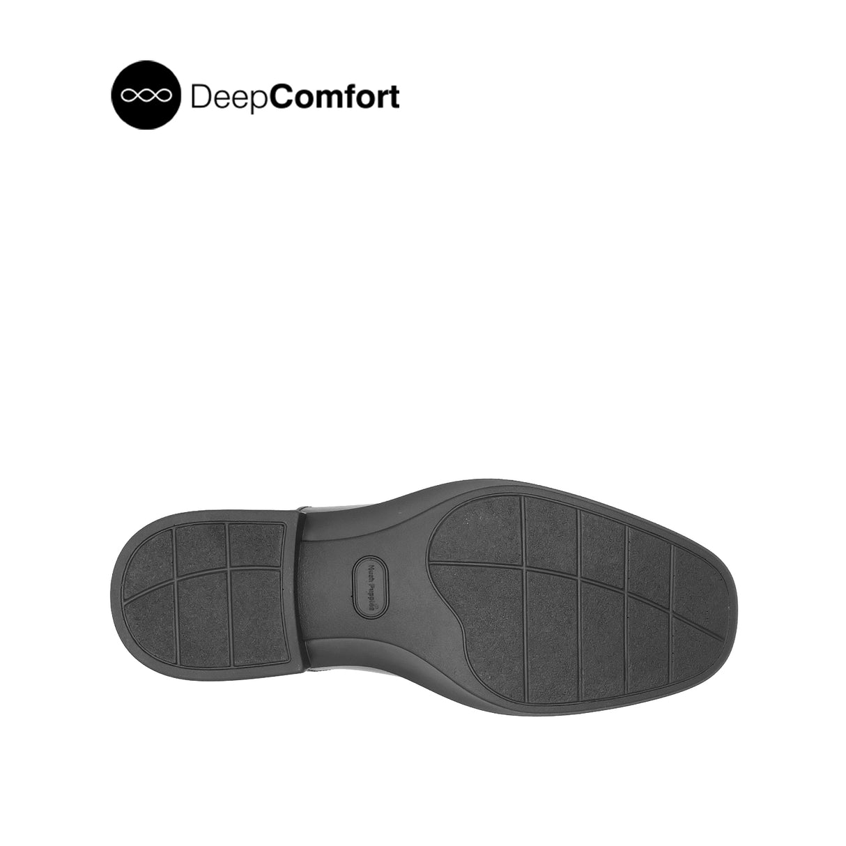 Osrik Slip On Apron Toe Men's Shoes -Black Leather