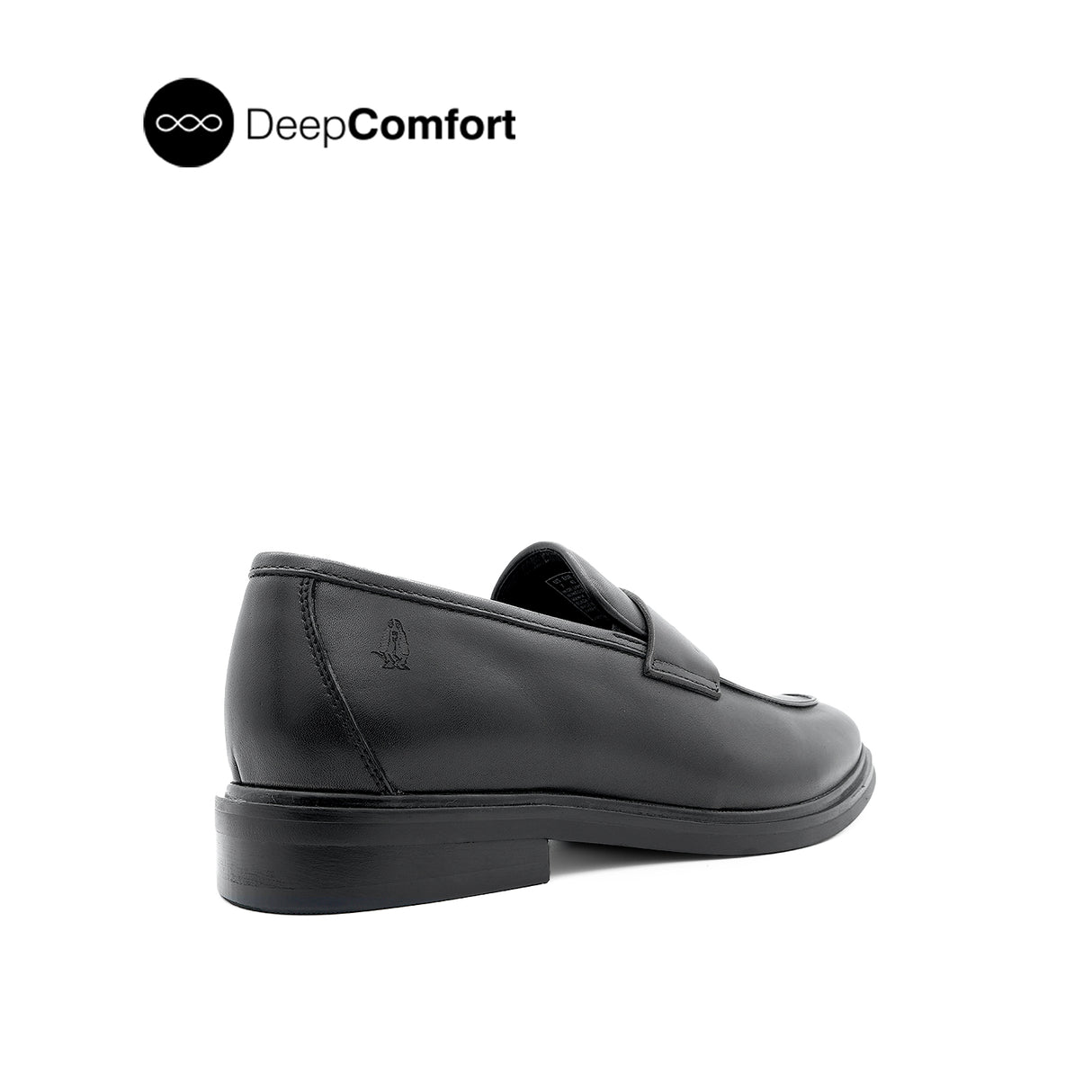 Nunzio Slip On Penny Men's Shoes - Black Leather