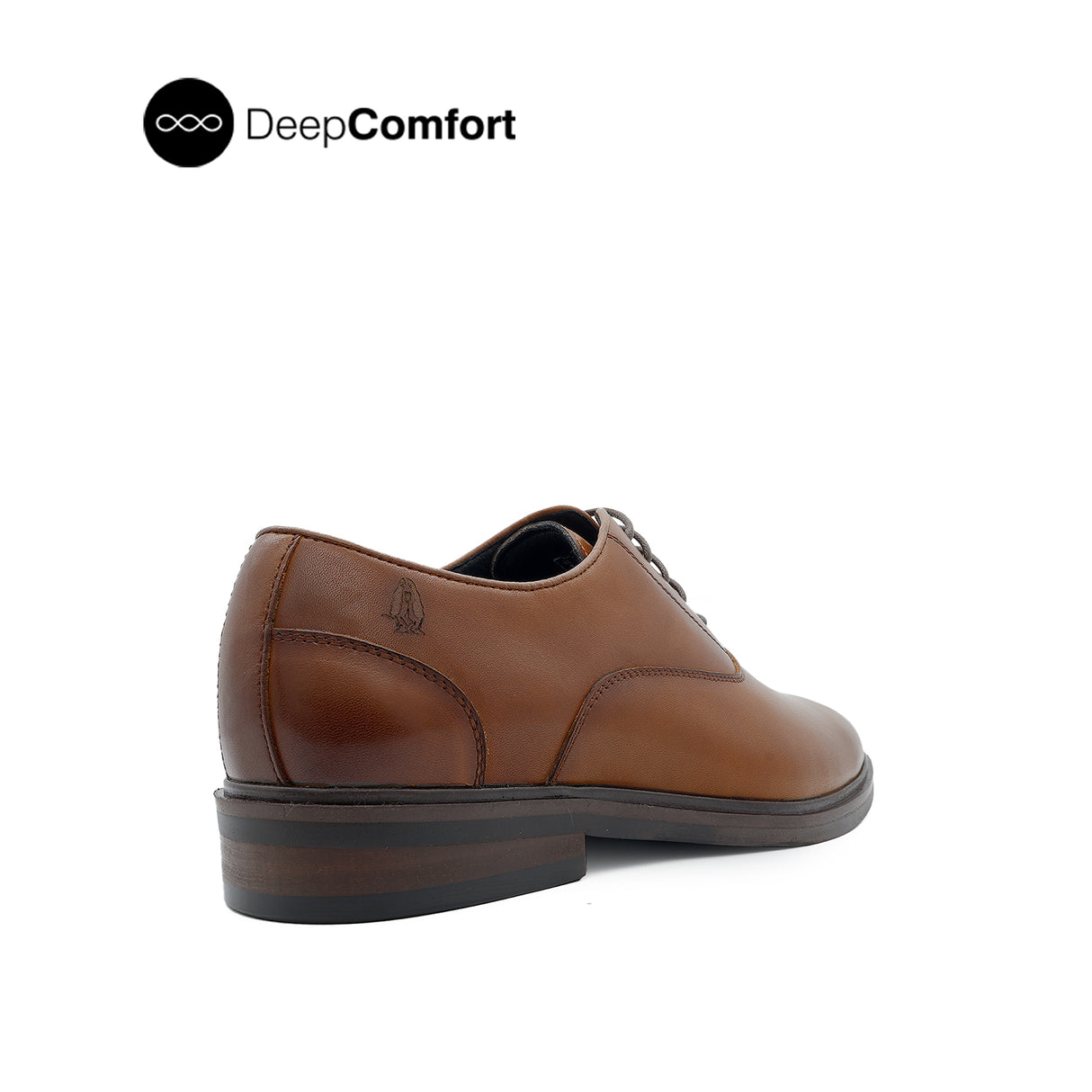 Nunzio Lace Up Plain Toe Men's Shoes- Tan Leather