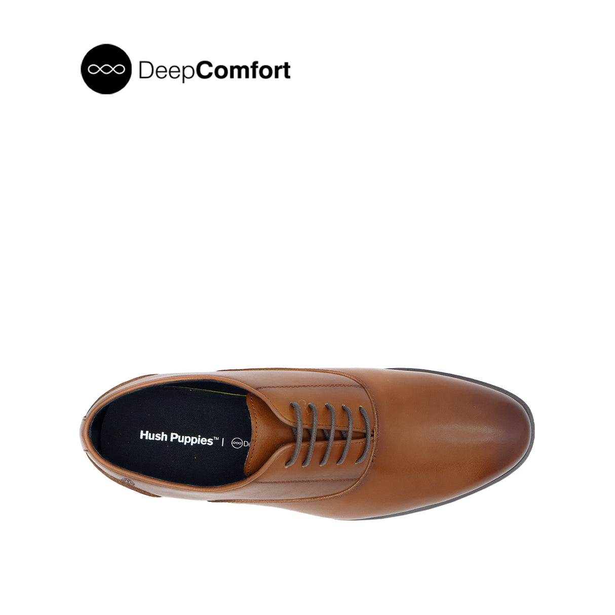 Nunzio Lace Up Plain Toe Men's Shoes- Tan Leather