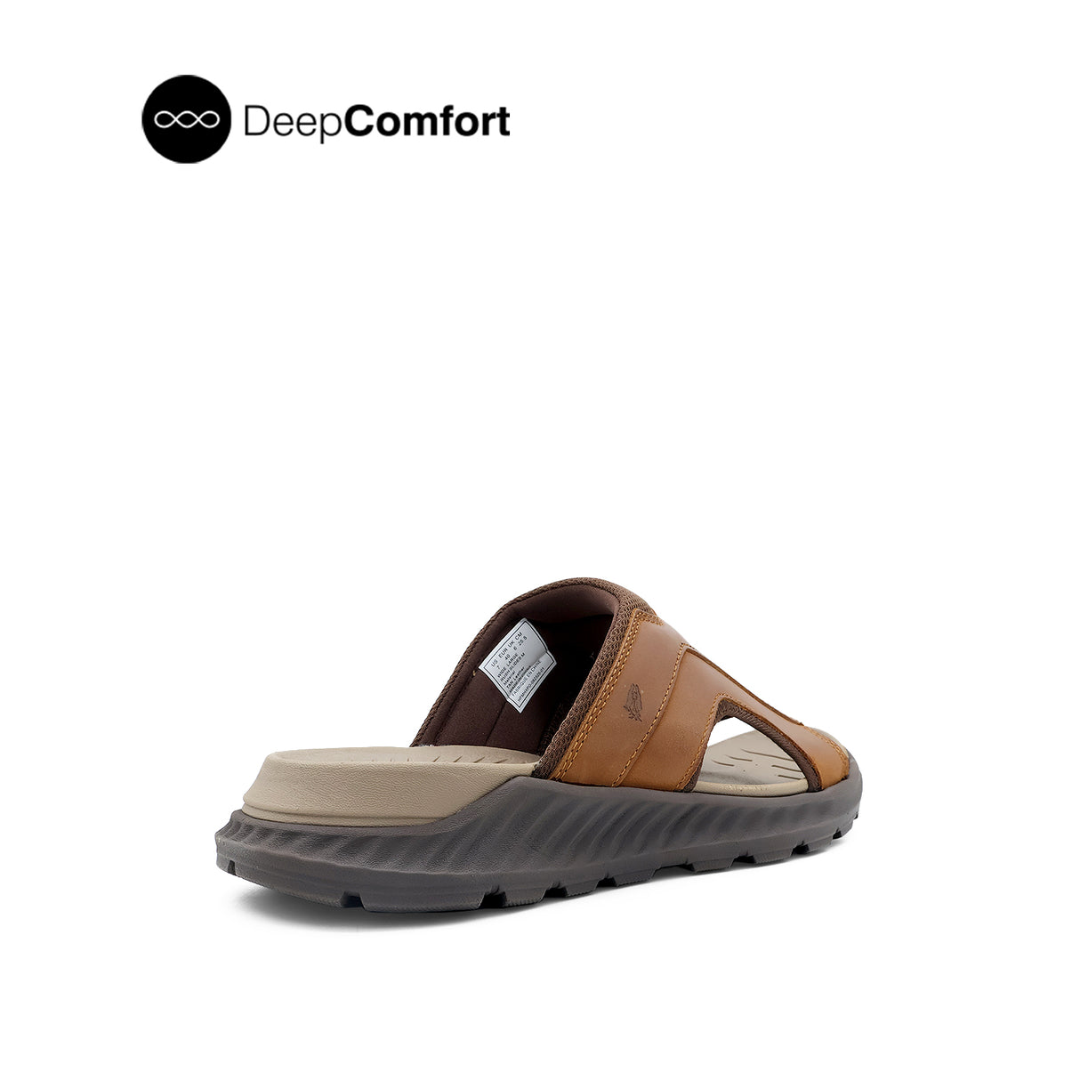 Rush Slides Men's Sandals - Tan Tumbled Leather