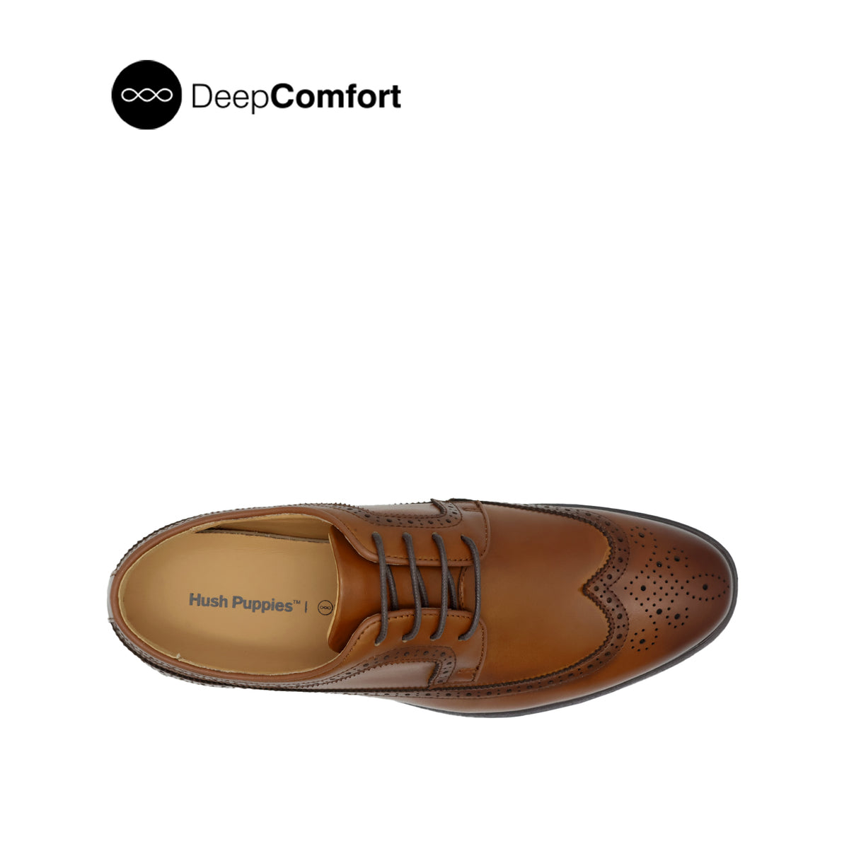 Nunzio Lace Up LW Men's Shoes - British Tan Leather Hush Puppies Philippines