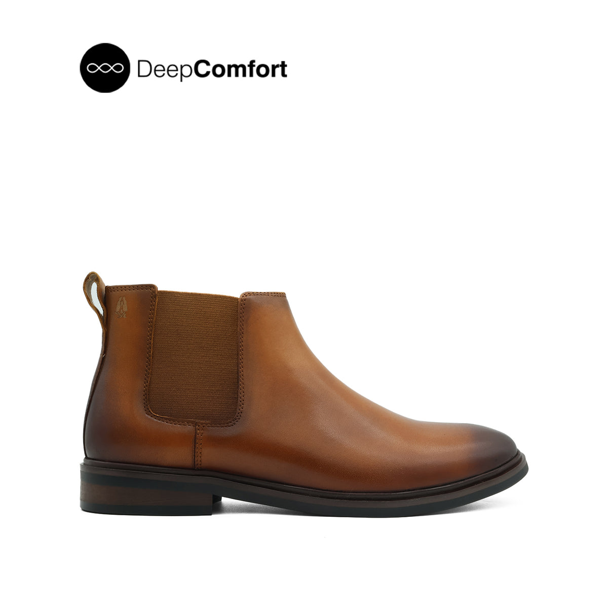 Nunzio Chelsea PT Men's Boots - Deep Tan Leather Hush Puppies Philippines