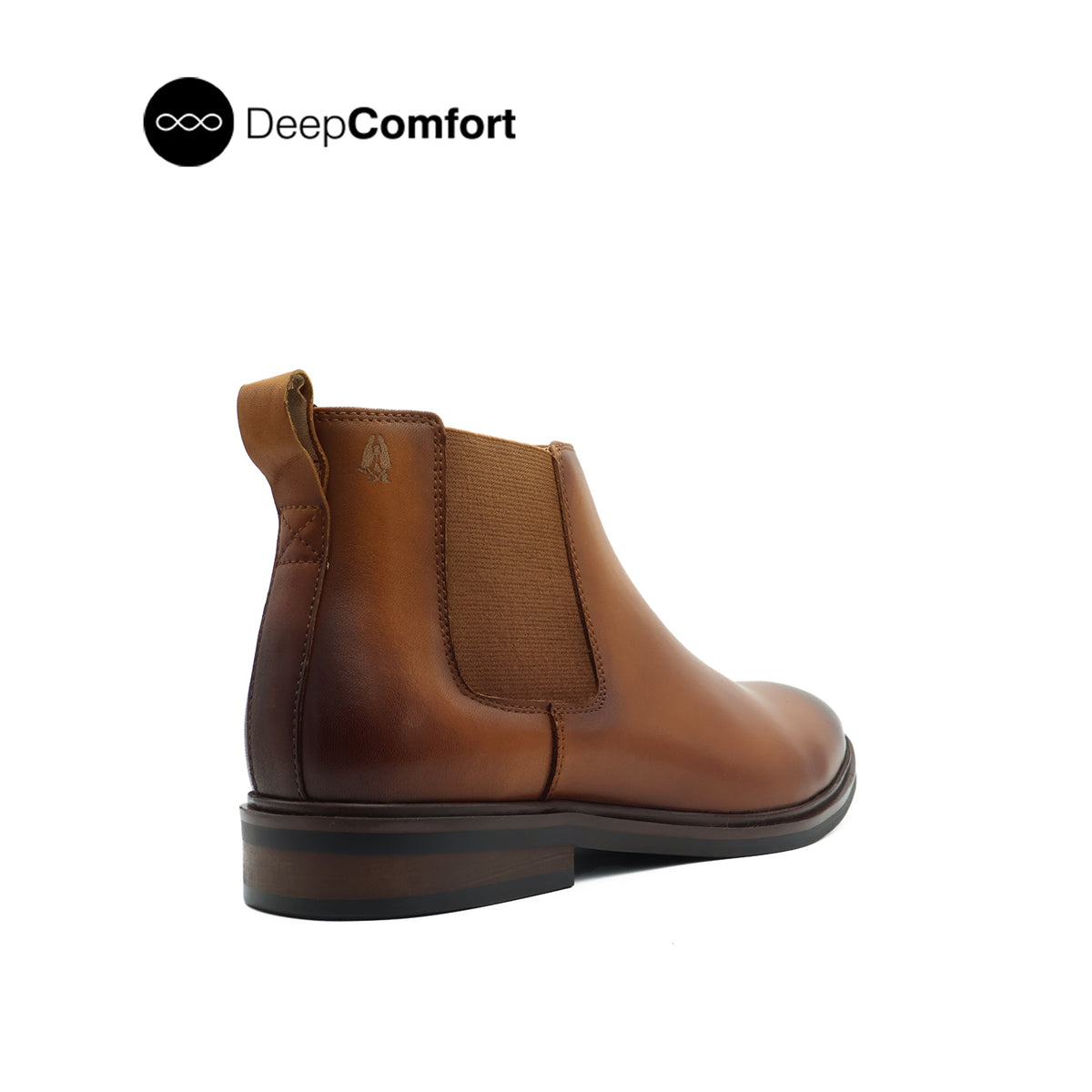 Nunzio Chelsea PT Men's Boots - Deep Tan Leather Hush Puppies Philippines