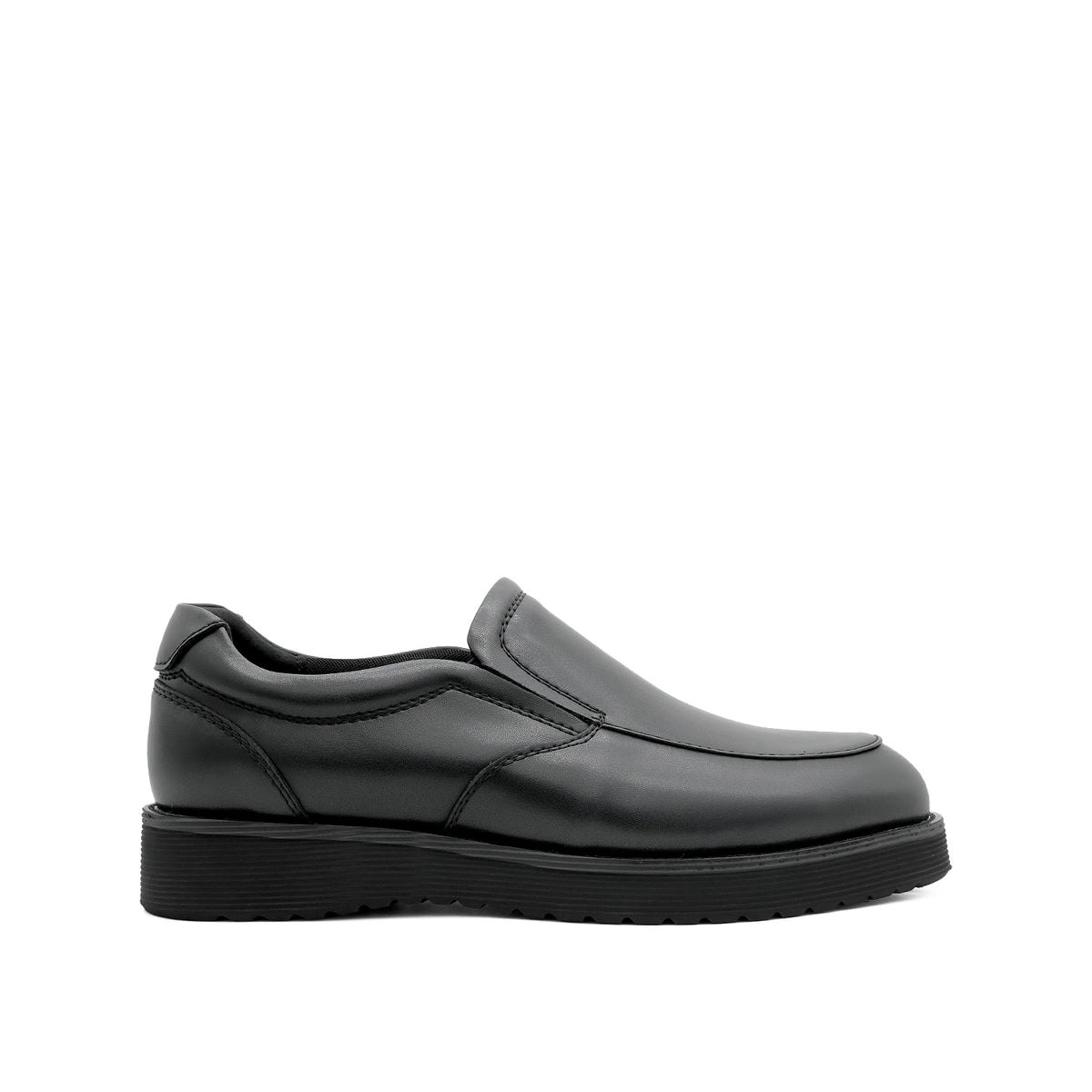 Timothy Slip On AT Men's Shoes - Black Leather Hush Puppies Philippines