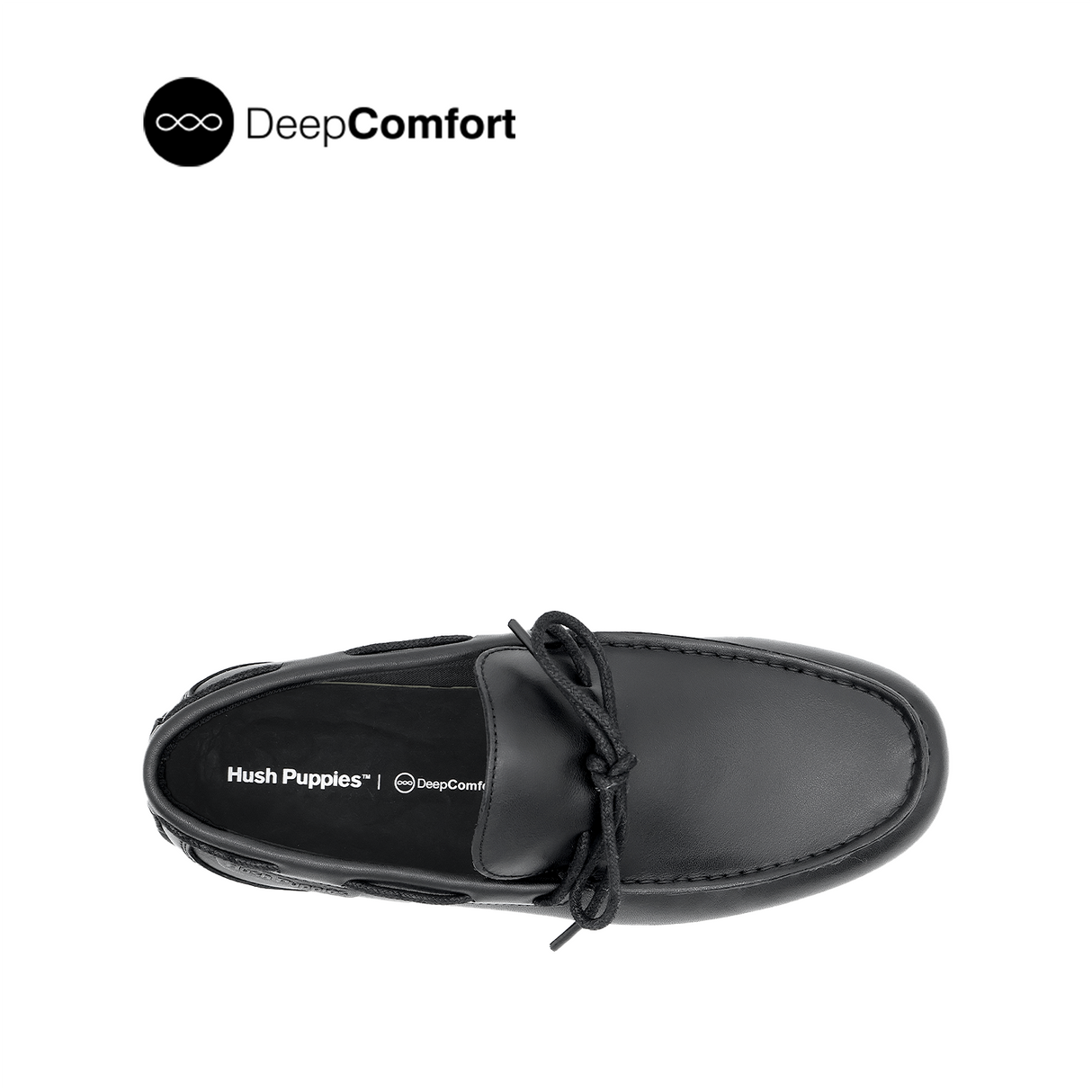 Raven Slip On Tie Men's Shoes - Black Leather