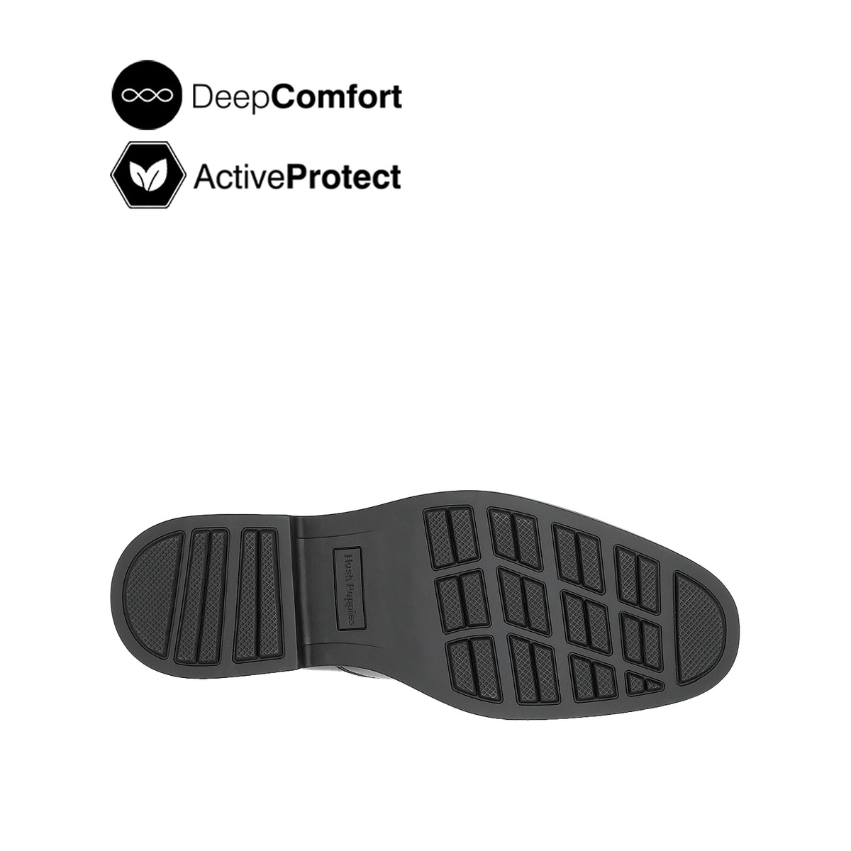 Salvador Slip On AT Men's Shoes - Black Leather Hush Puppies Philippines