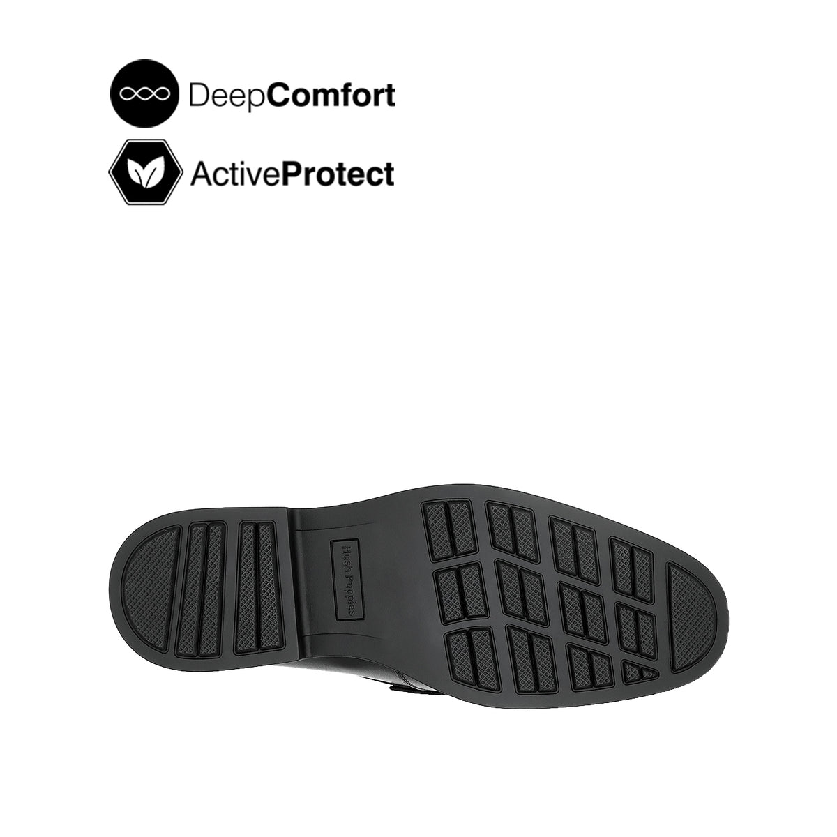 Salvador Metal Bit Men's Shoes - Black Leather Hush Puppies Philippines