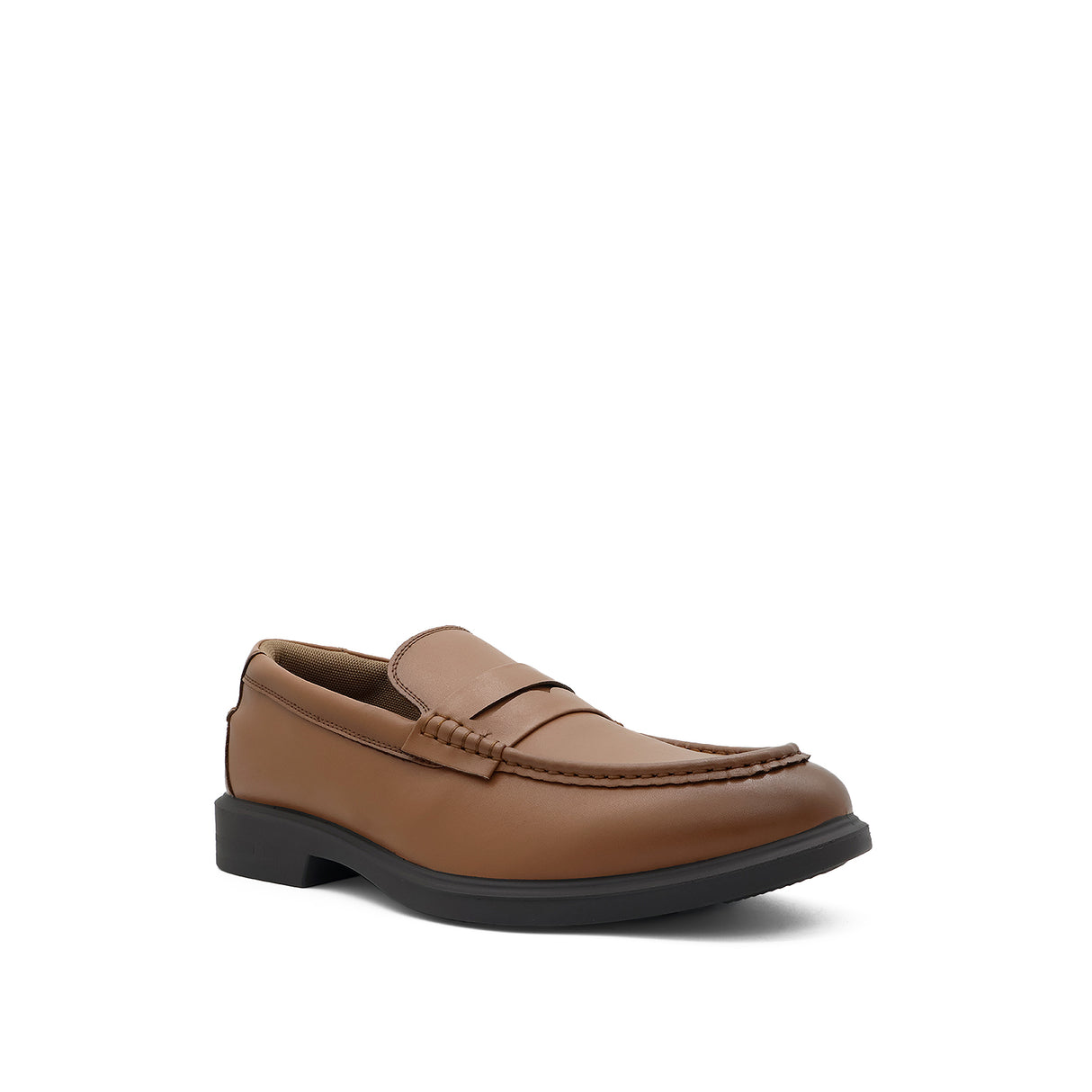 Taylor Penny Men's Shoes - Deep Tan Leather Hush Puppies Philippines
