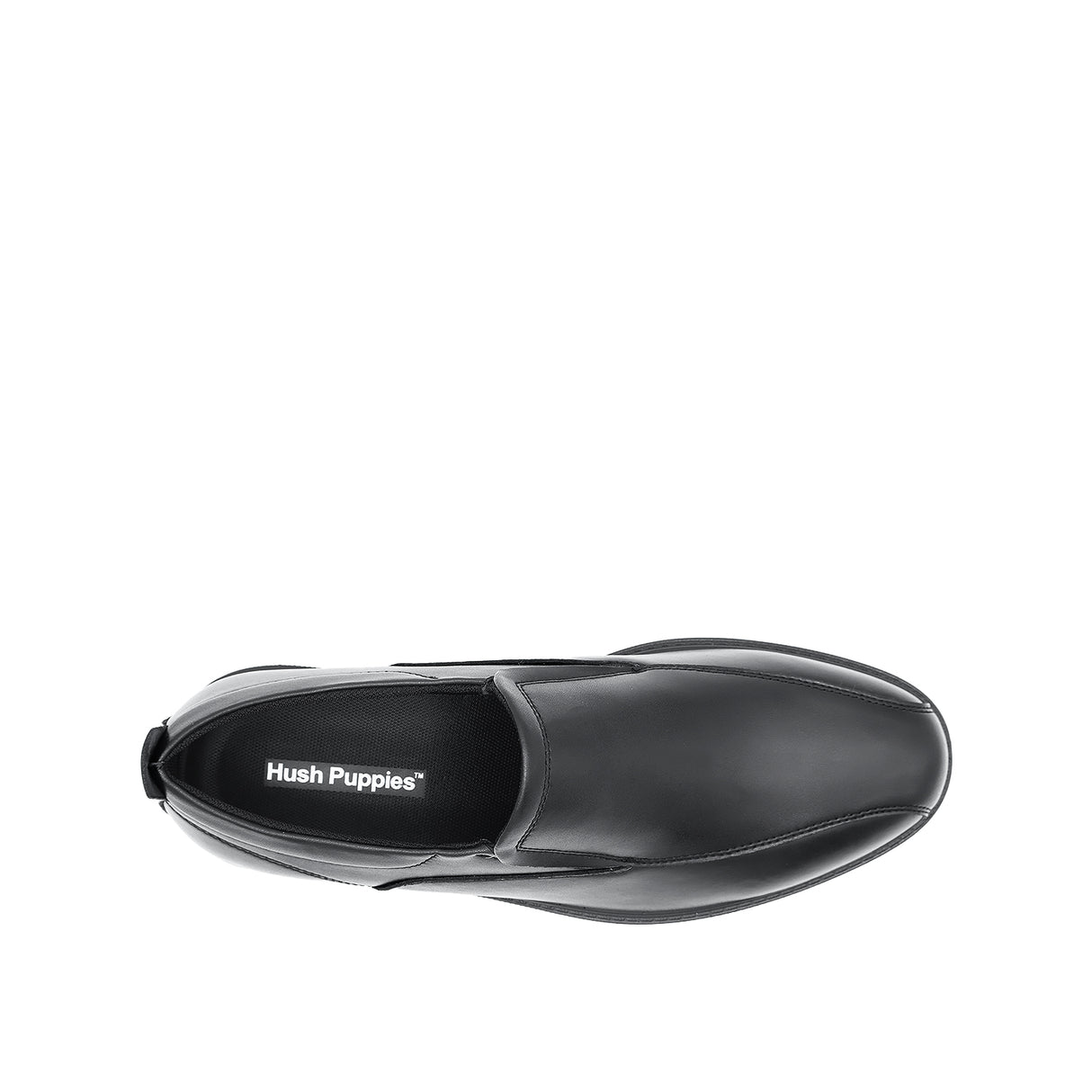 Ruffy Slip On Bike Toe Men's Shoes - Black Leather