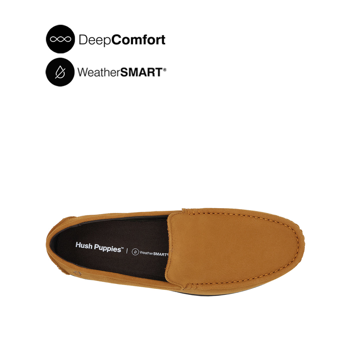 Sailor Slip On Mocc Toe Men's Shoes - Tan Tumbled Nubuck WP